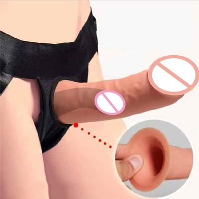 Полый фаллоимитатор на ремешке сделает вас жестким дилдо, большой член, секс-игрушка, настоящие ремни для пениса, ремень для страпона для мужчин, рукав для пениса, искусственный член, член