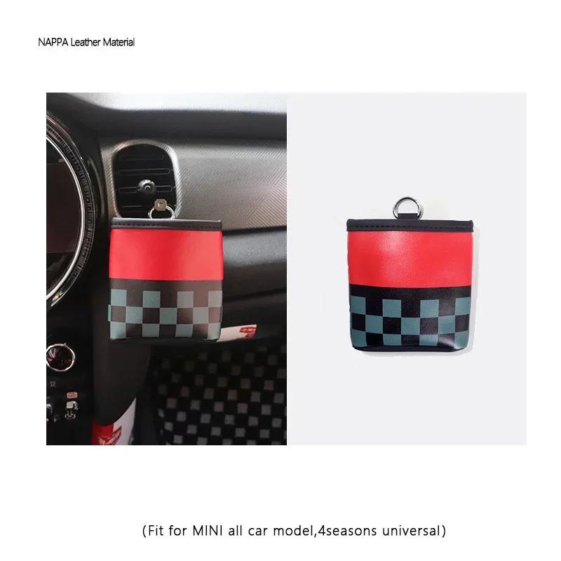 For MINI COOPER Car Air Vent Outlet Storage Bag Accessories For MINI COOPER F54 F55 F56 F60 R55 R56 R60 Countryman t3
