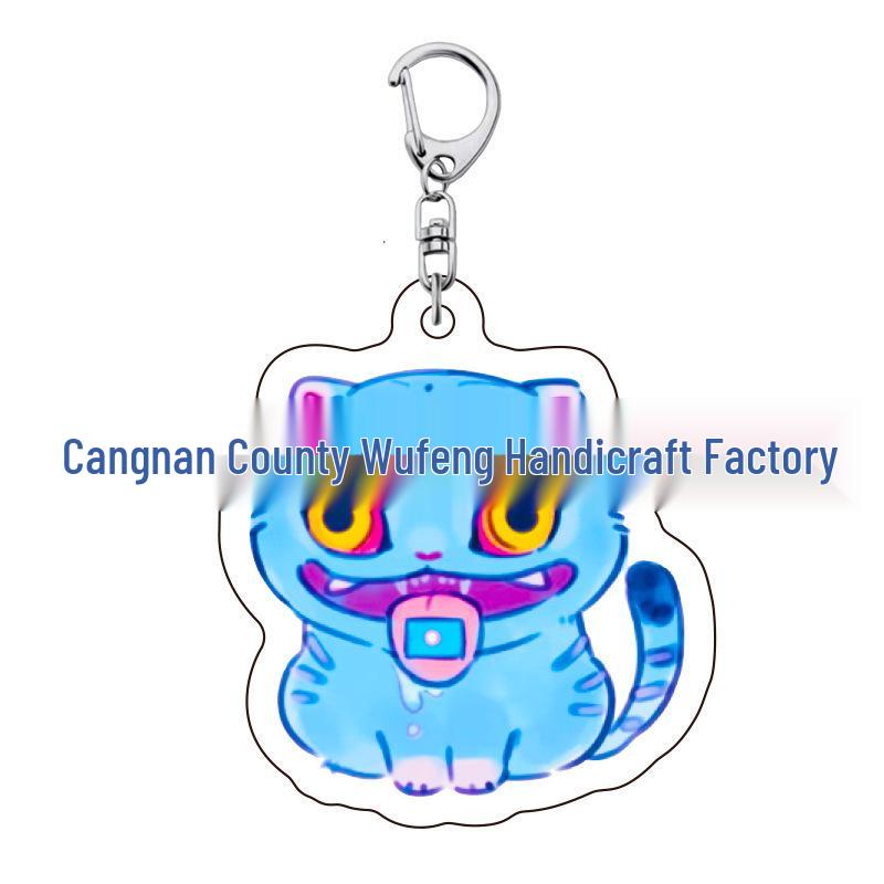 K-pop Брелок для ключей с женской группой «Охотники на демонов»: Милый акриловый брелок для школьной сумки Lumi, Zoe, Mira & Qin Yu