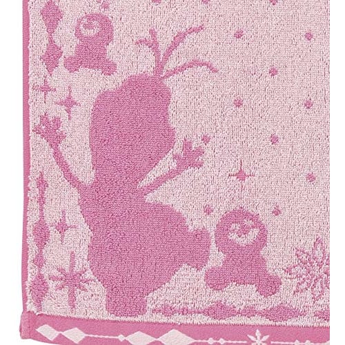 Marushin Disney Frozen Face Towel, 34 x 80cm, Snowcloak Dress Embroidery, 2005104000