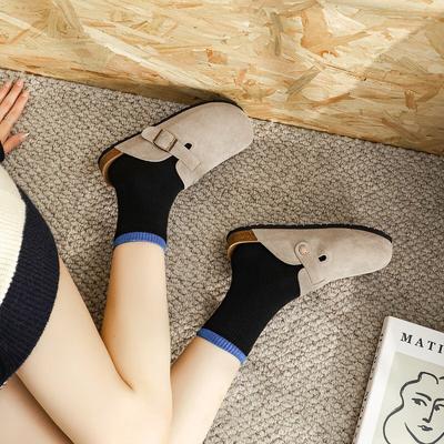 Кожаные ленивые ретро баотоу женщины увеличивают свой рост летом и носят туфли на большой голове на улице