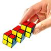 [3D Mini Cube] Triple Cube, 2x2, Smooth Rotation, Compact, 3D Puzzle, Rubik's Puzzle, High Difficulty (3-Piece Set)