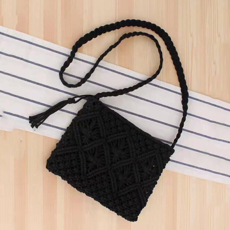 Модные плетеные сумки через плечо Соломенные летние женские плетеные сумки кроссбоди Пляжная дорожная сумка Женская сумка Женские сумки-мессенджеры Bolsa KTY