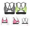 Womens Hollow Out Fishnet Elastic Straps Crisscross Back Cutout Vest Crop Tops