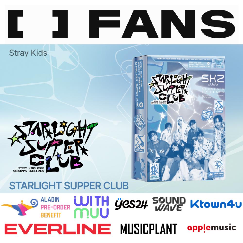 Pre-order Stray Kids 2026 Season's Greetings STRAIGHT SUPPER CLUB & SHOP POB