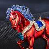 Brooch Pin Sparkling Rhinestones Inlaid Horse Design Pin Sweaters Hats Bags Collar Brooch Outfit Accessory
