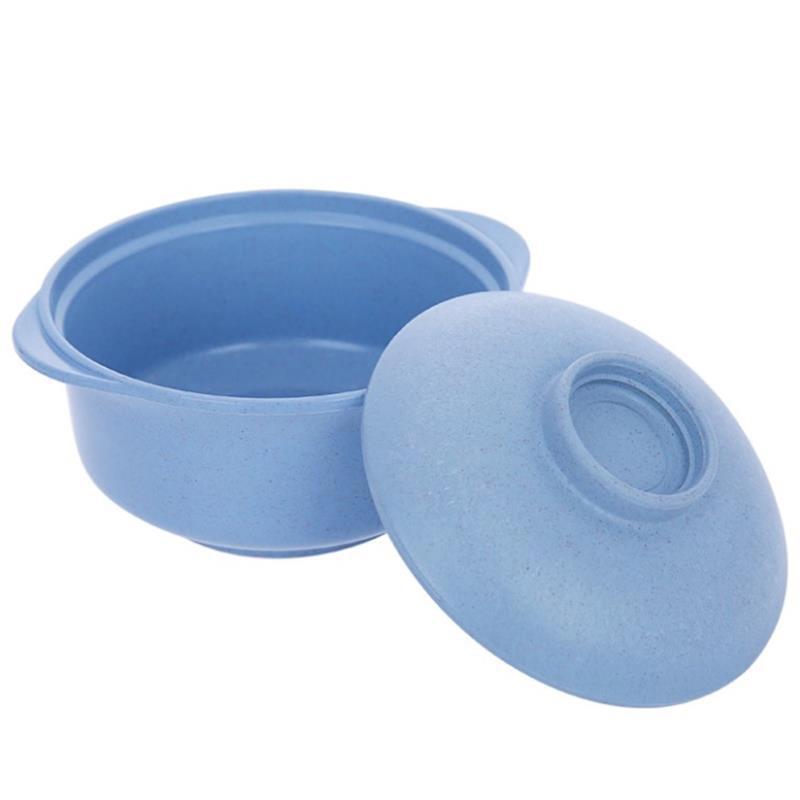 Instant Noodle Bowls With Lids Soup Hot Rice Bowls Japanese Style Students Food Container Healthy Kitchen Bowl Tableware