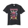 Small Planet Marvel Rock T-Shirt, Deadpool Taco, Medium, Smoke Black