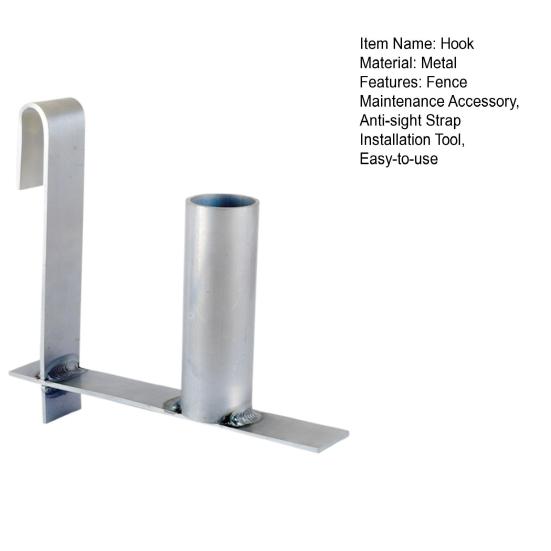 Yousheng Metal Fence Hook Fence Anti View Strip Roller Многоразовый крючок с цилиндрическим роликом для установки ленты конфиденциальности на заборе