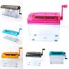 Mini Desk Manual Shredder Small Hand Crank A4 Paper Cutter Lightweight Design