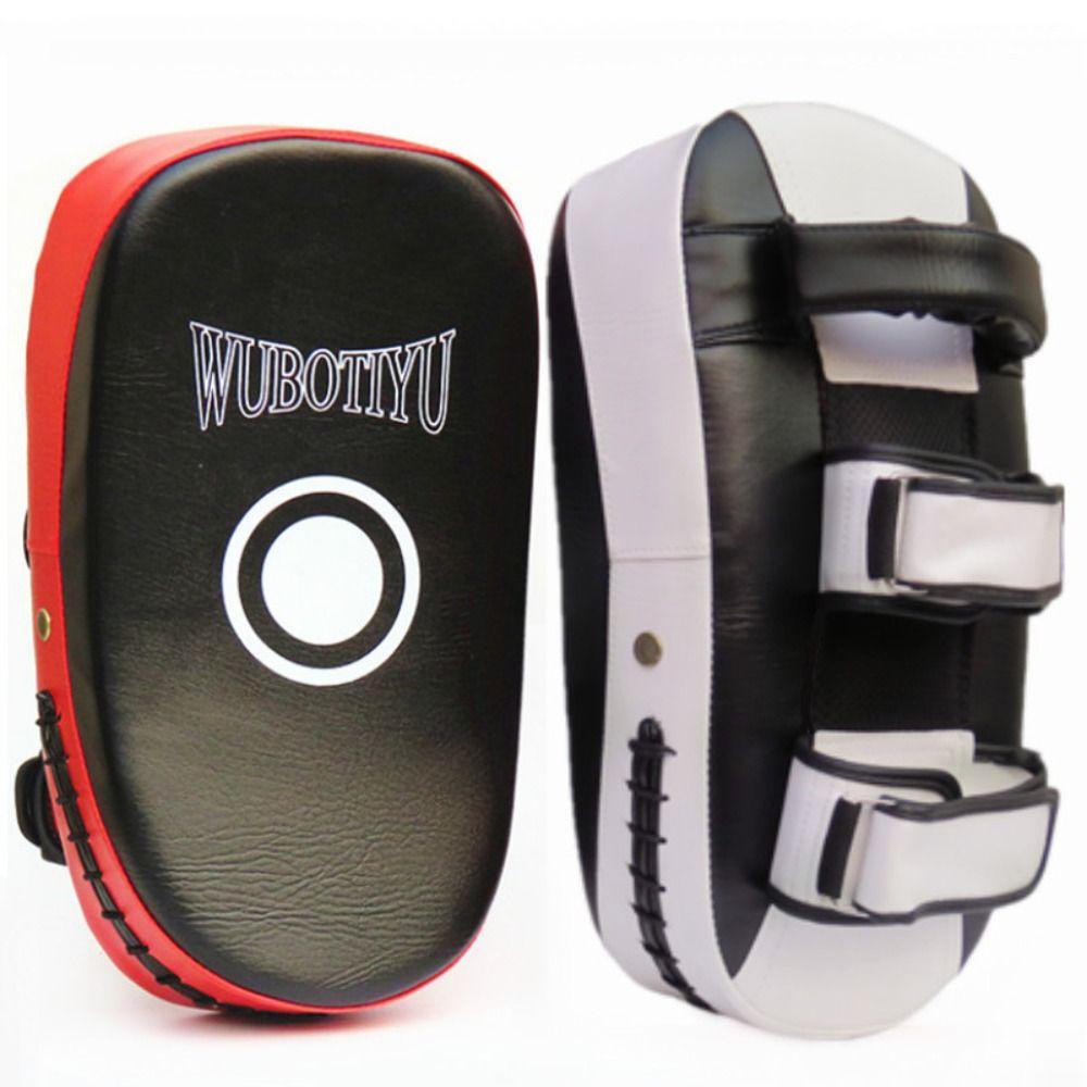 Focus Punch Boxing Mitts PU Leather Taekwondo Kick Pad Boxing Training Target Fitness Equipment