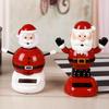 Автомобильное украшение Креативная солнечная качающаяся кукла Трясущийся Санта Клаус Подарок Мультяшные рождественские подарки Украшение для автомобиля для детей