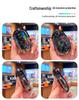 Высококачественная металлическая крышка для ключа Changan Qiyuan A07 2025, A06 New Energy и A05/A07 с пряжкой