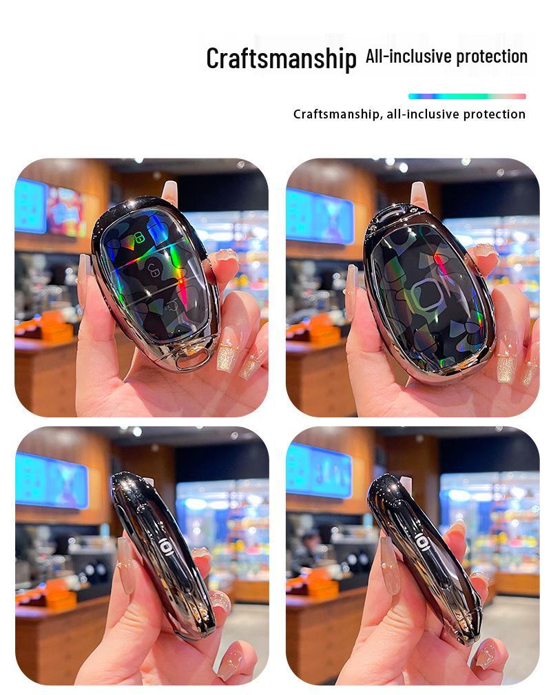 Высококачественная металлическая крышка для ключа Changan Qiyuan A07 2025, A06 New Energy и A05/A07 с пряжкой