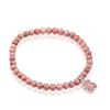 TOUS Silver and Rhodonite Tous Icon Color Bracelet / TOUS Icon Color Bracelet / Bracelet / 212531530