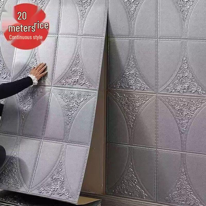 3D самоклеящиеся обои для дома - Идеально подходят для гостиной, фона за телевизором и отделки стен в общежитии