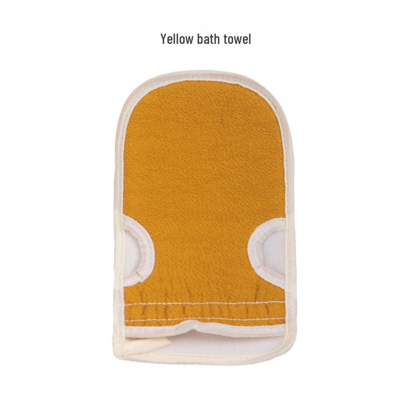 Ladies' 3-Piece Bath Towel Set for Strong Mud and Dust Scrubbing, Long Back Scrubber