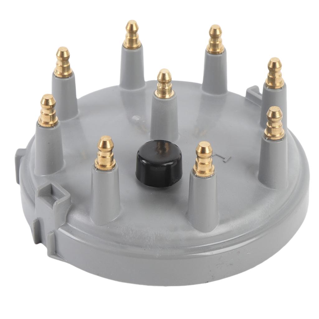 Ignition Distributor Cap Rotor Kit DC12V 8233 Brass Terminals Replacement for Bronco E 150 E 250 V8 5.0L 5.8L Grey
