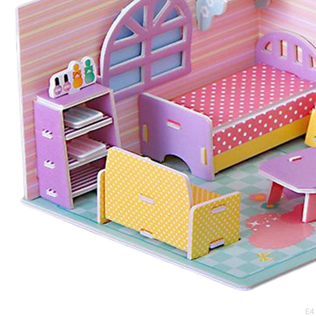 Модели зданий DIY Наборы Бумага и Пенопласт, Творческое Хобби, 3D Пазлы Игрушки для Детей,