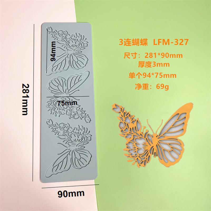 Выдолбленные соты-бабочки, сахарная переворачивающаяся кружевная подкладка, своими руками, оленьи рога, шоколад, тонкая хрустящая форма для украшения торта, силиконовая форма для выпечки