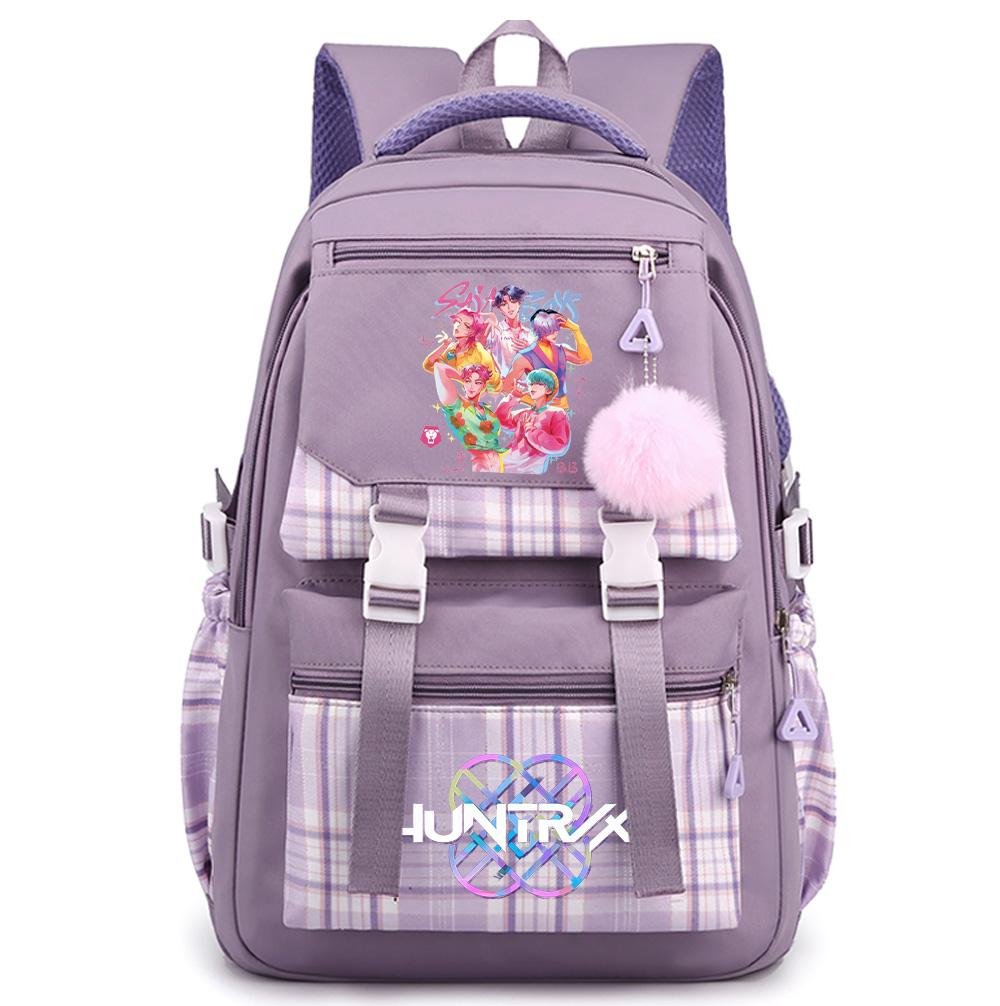 Anime Cartoon K-Pop Printed Large Capacity Backpack for Teenger Student Girl Boy Schoolbag Bookbag Kid Gift Women Waterproof Travel Bag Mochila