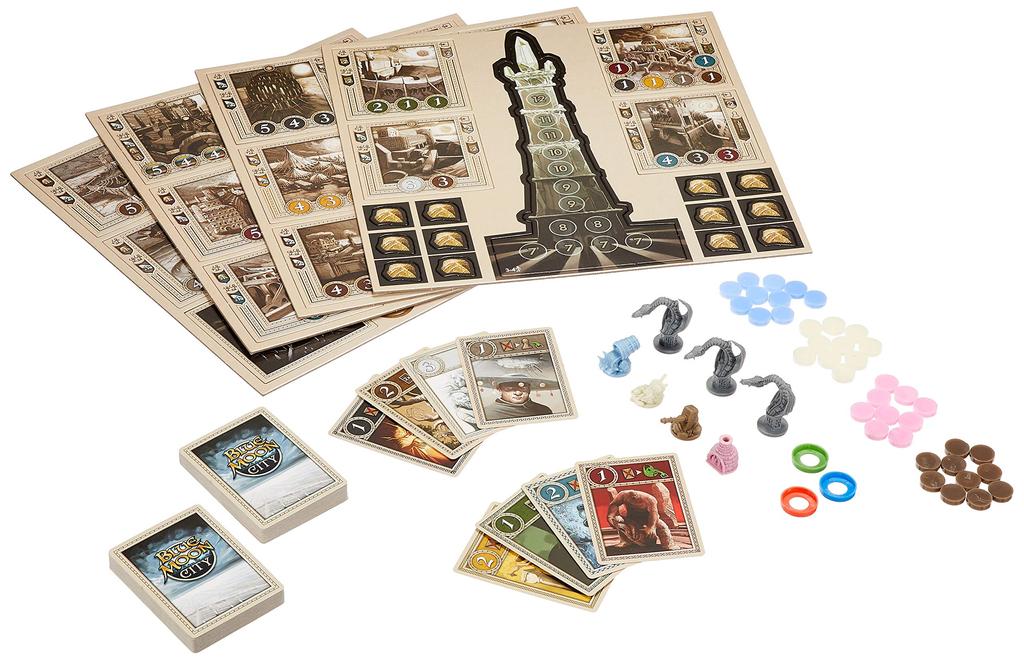 Hobby Japan Blue Moon City Japanese Version for Ages 14 and Board Game (for 2-4 Players, 30-50 Minutes, Up)