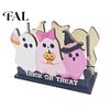 Festive Fall Kitchen Decor Halloween Wooden Napkin Holder, Ghost Pumpkin Tabletop for Dining Room, Functional Holiday Gadget Spooky Paper Towel