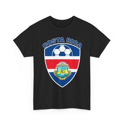 Costa Rica Shirt, Costa Rica Flag Costa Rican Soccer Jersey Style T-Shirt