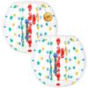 VEVOR 2-Pack Inflatable Bumper Balls 1.2m Human Bubble Teens Transparent, for Backyard, Camping, Picnic, Park, Lawn, and Outdoor Team Gameplay