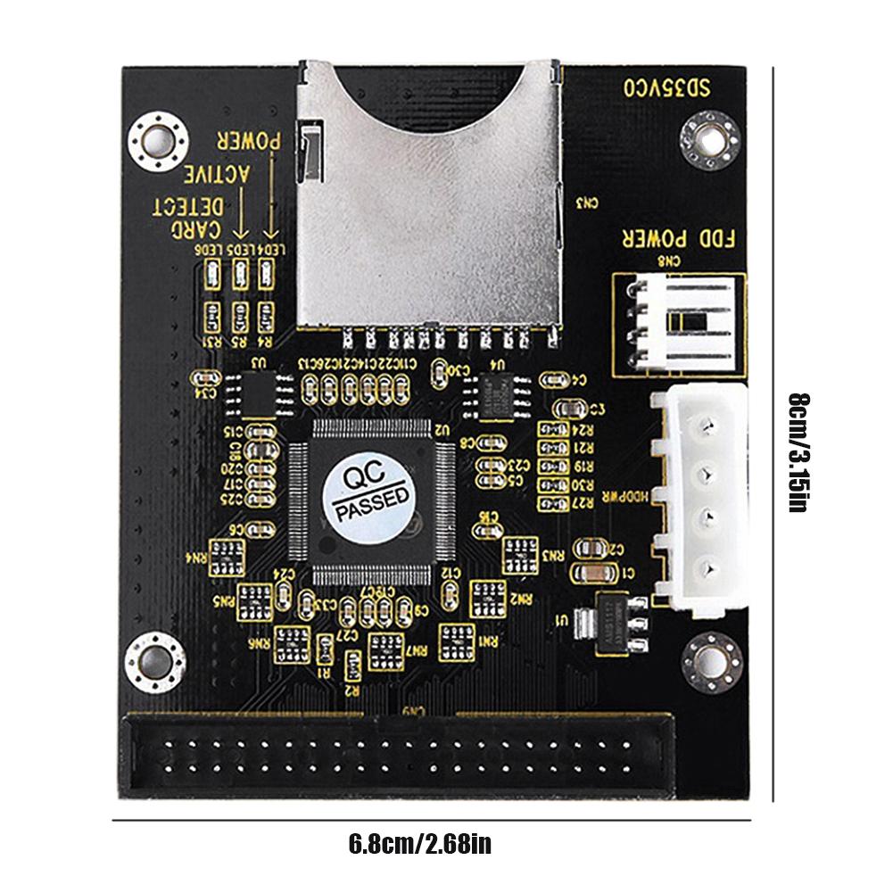 SD To 3.5 Inch IDE SSD Memory Card 44Pins SD To 2.5 Inch IDE 44Pins Memory Expansion Card 5V Adapter Card for PC Computer