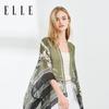 ELLE Tropical Print Viscose Shawl