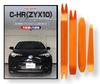 Тойота C-HR (10 серия) DVD для технического обслуживания ZYX10, Снятие элементов отделки салона, Снятие наружных элементов, Набор из 4 инструментов, Совместимо с Toyota [маленький Монстр] C212