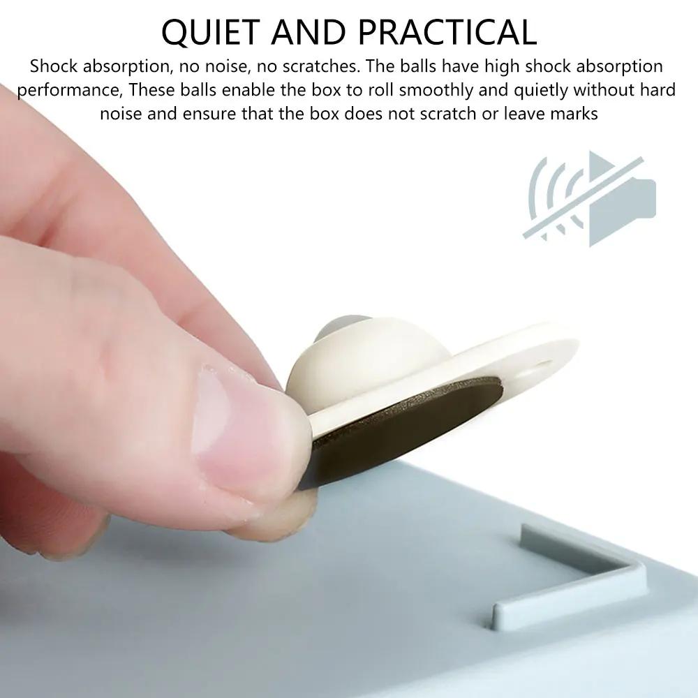 Колеса для мебели из нержавеющей стали роликовые самоклеящиеся ролики для дома 360 градусов подшипник нагрузки поворотные универсальные колеса
