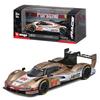 Bburago 1/43 Porsche 2023 Porsche 963 #12 Hertz Jota Золотой / Гоночный Спортивный Автомобиль Металлическая Модель Автомобиля Готовый Продукт 18-38317