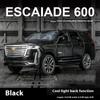 Модель автомобиля 1/32 для внедорожника Cadillac Escalade, литой игрушечный автомобиль со звуком и светом, инерционный механизм, многоцветный