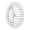 Marine HVAC 164mm 6.5in Air Vent Cover Adjustable Wind Direction Round White for Yachts Boats RVs Bathrooms