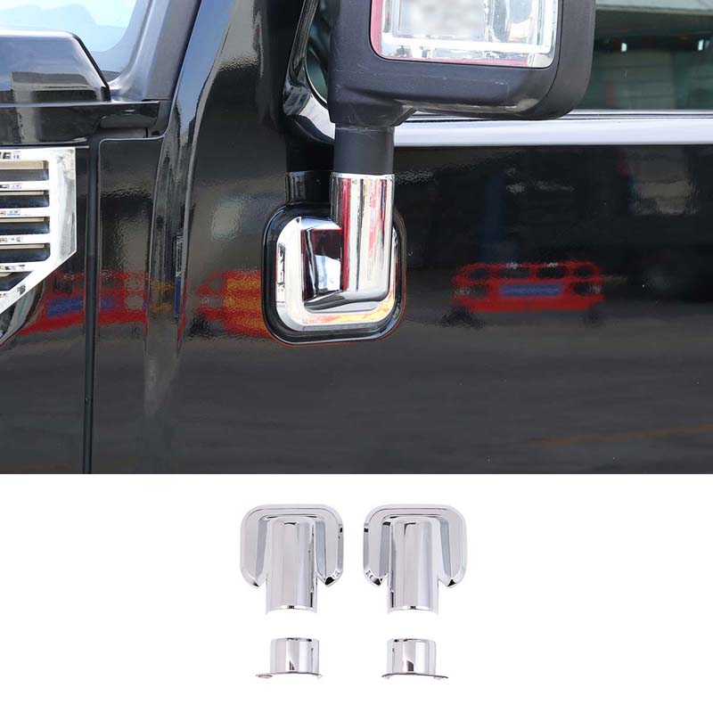 Для Hummer H2 2003-2009 ABS Глянцевый Серебристый Защитная Накладка Рамки Крышки Боковых Задних Фонарей Крышки Зеркал Внешние Аксессуары