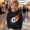 Children's Fashionable Printed Hooded Sweatshirt Casual Sportswear