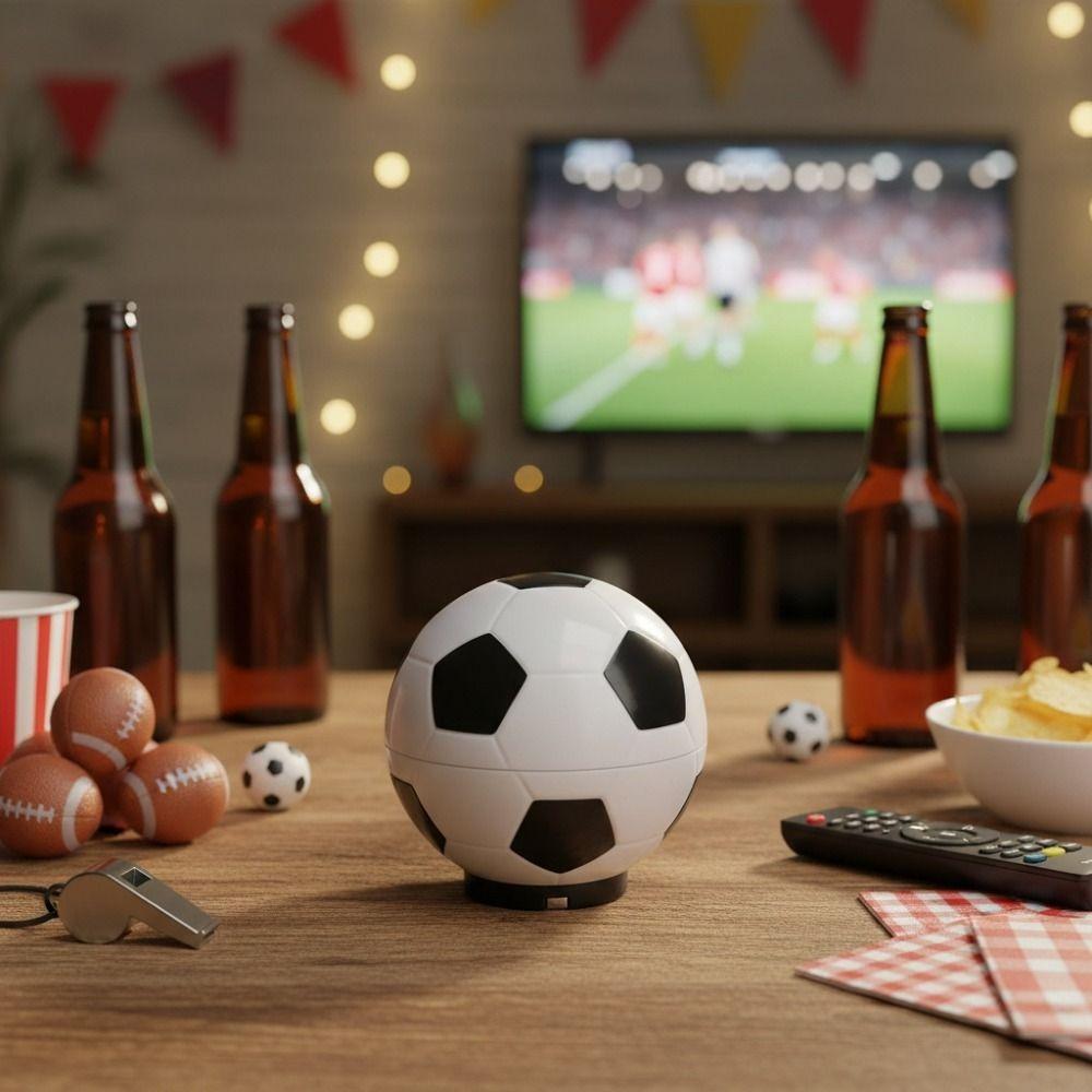 Black and White Football Bottle Opener Press Type Drink Bottle Lid Opener Gift