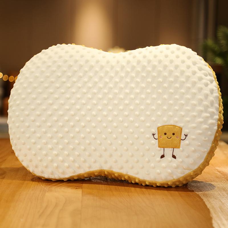 Мягкая подушка-дуду с бархатным животиком, подушка из пены с памятью для сна и декомпрессии, кровать, подушка для снятия стресса для взрослых, подушка для сна с поддержкой, кожаная оболочка