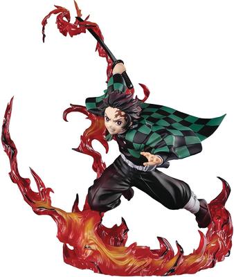 TAMASHII NATIONS Figuarts ZERO Демон Кимэцу но Яиба Танджиро Камадо Полностью Концентрированная 190 мм Покрашенная Полная Фигурка Убийца Приблизительно. ПВХ/АБС