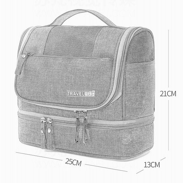 Унисекс Дорожная косметичка для мытья туалетных принадлежностей Деловой портативный чехол для хранения косметики