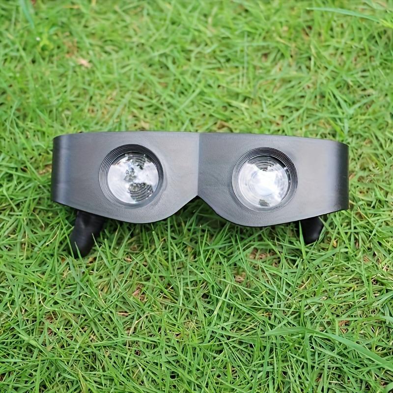 Портативные рыболовные бинокулярные очки для рыболовов с регулируемым фокусным расстоянием, конструкция из ABS, черные - количество, указанное в артикуле