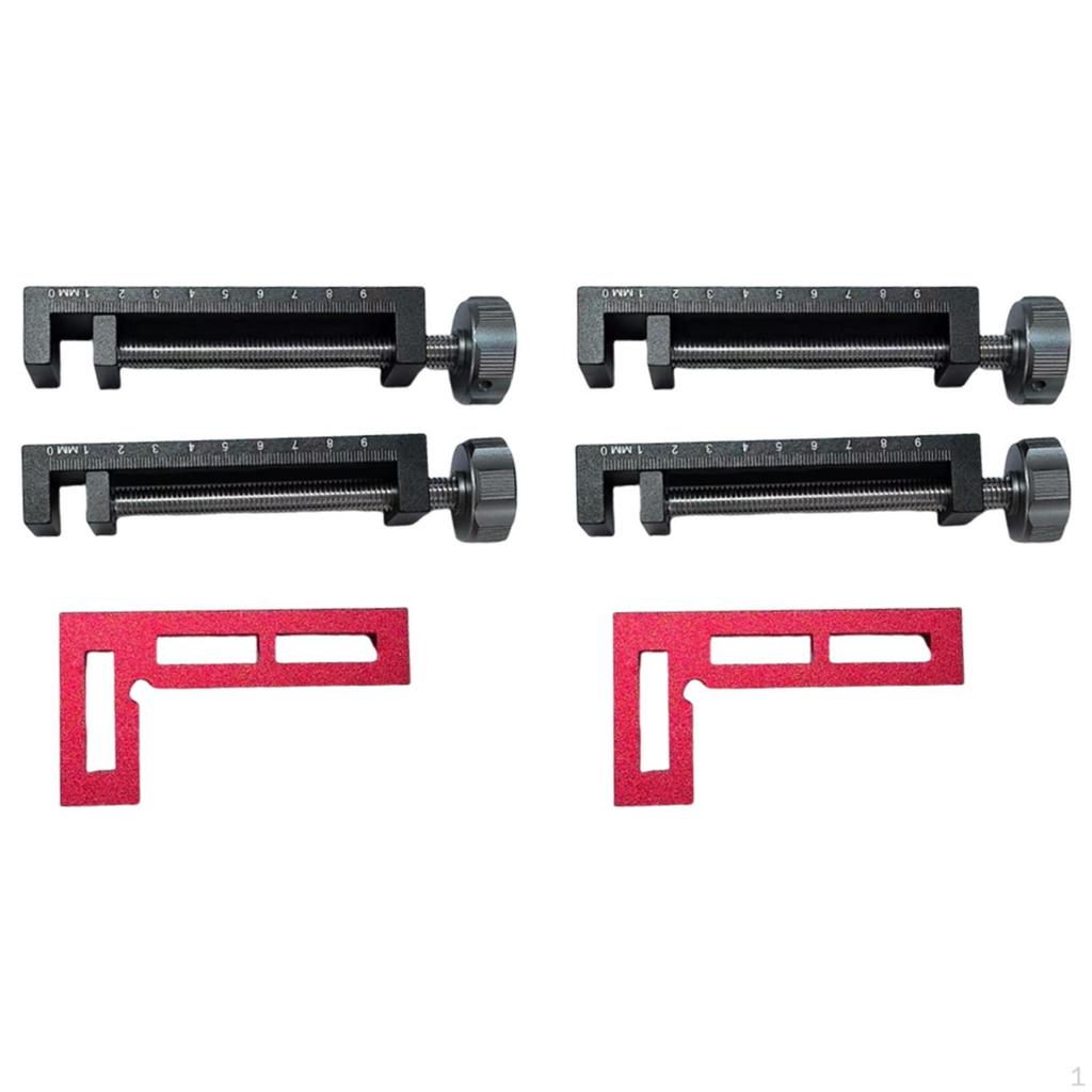 Corner Clamp Set Aluminum Alloy Drawer Assembly Tool Calibration