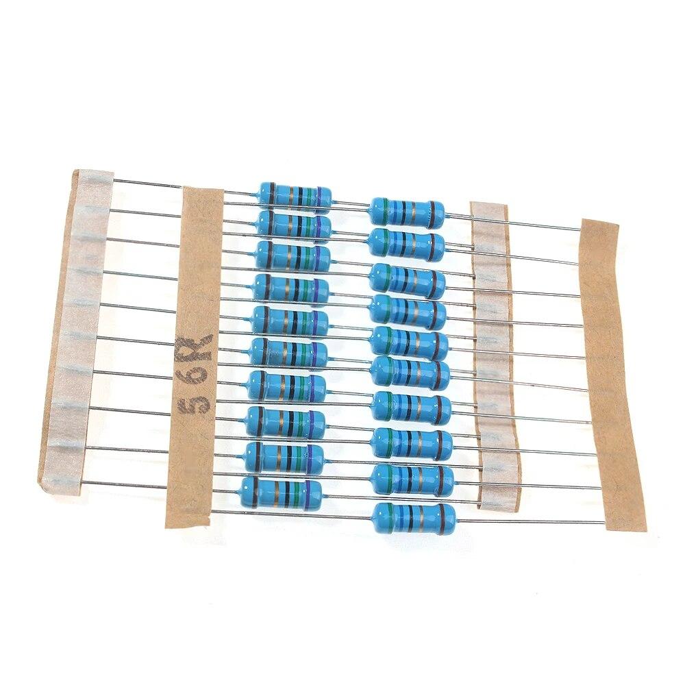 300 шт./лот 0,1R ~ 750R набор металлопленочных резисторов в ассортименте, 30 видов 1 Вт «сделай сам», электронный 1% набор резисторов 330R 390R 470R 560R