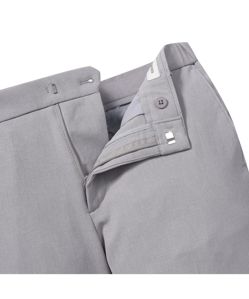 BRENTWOOD [Easy Suit] Стильные брюки-двойка из гладкой твиловой ткани, пригодные для стирки, Brpnm25414Gyx