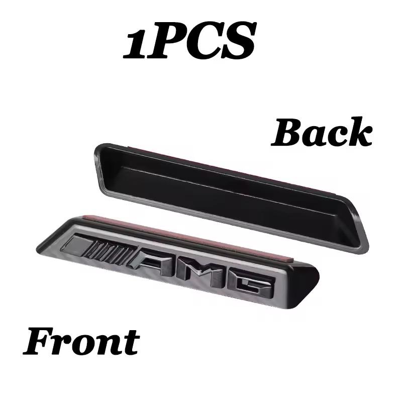 3D ABS Car Sticker Front Grille Emblem Decoration Accessories for Mercedes Benz AMG E C G M R S Class W176 W204 W212 GLC CLA GLA