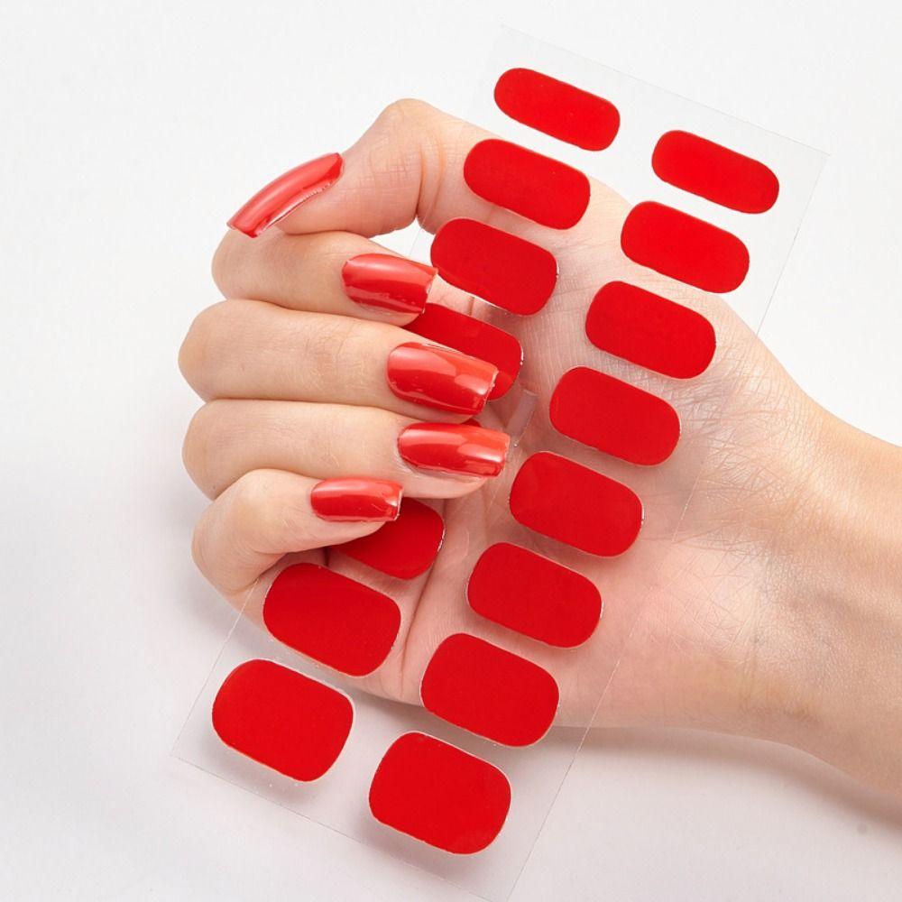 Self-Adhesive Nail Wraps Full Cover Nail Polish Sticker DIY Nail Stickers Women Girls