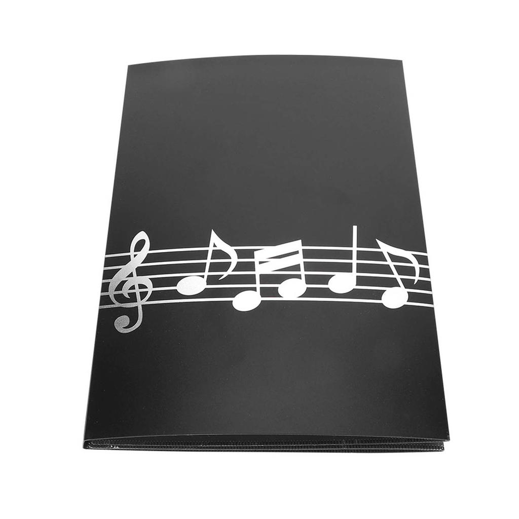 A4 Sheet Music Folder 6 Pages Piano Music Score ABS Material Guitar Violin Expansion Clip