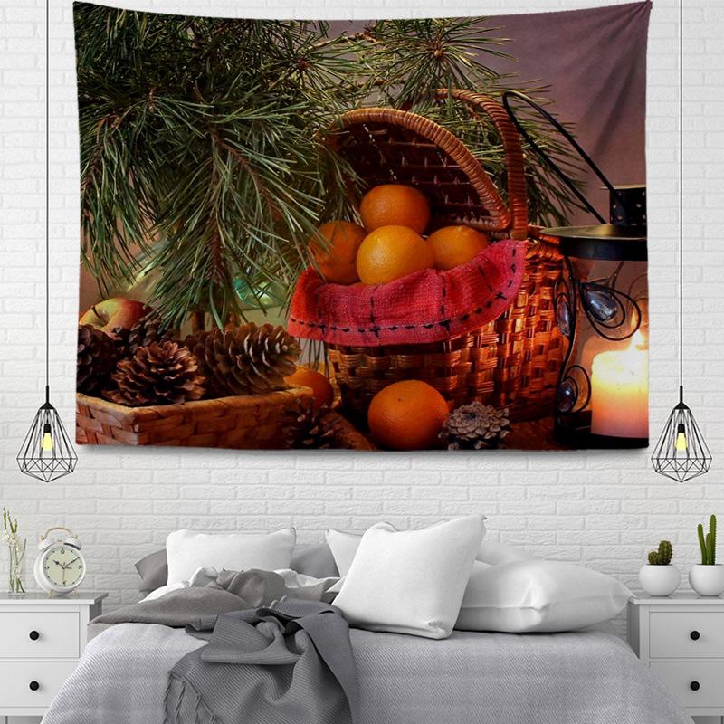 Серия подвесных тканевых гобеленов в рождественском стиле